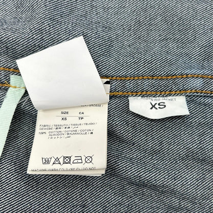 OFF-WHITE Indigo Blue Exaggerated Denim Jacket Size XS