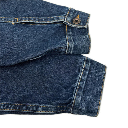 OFF-WHITE Indigo Blue Exaggerated Denim Jacket Size XS