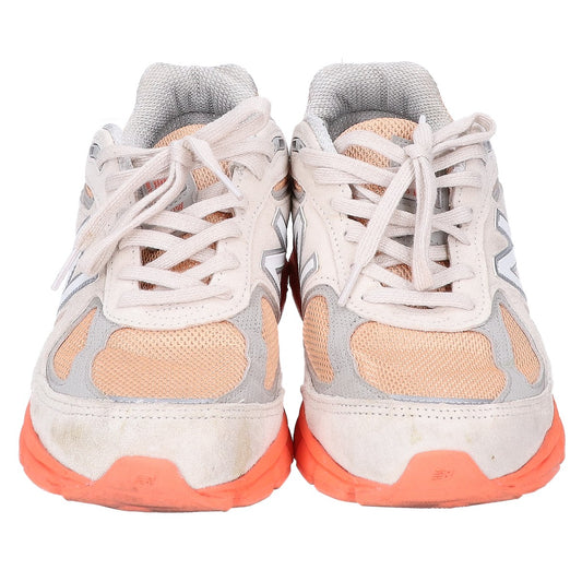 NEW BALANCE U990MO4 Dried Orange Suede Sneakers Size 26.5