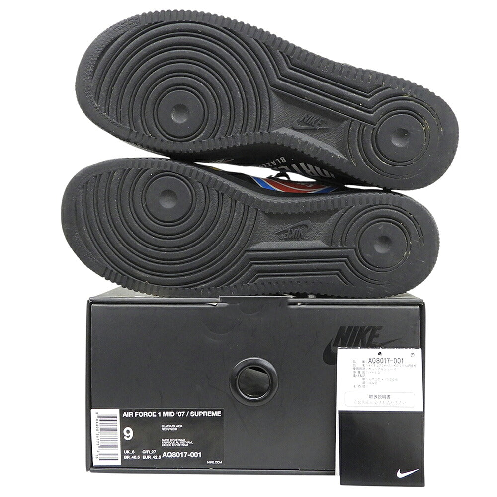 NIKE Air Force 1 Mid '07 Sneakers Black Size 9(US)