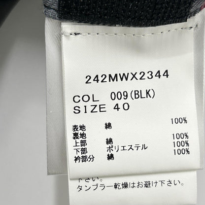 Barbour 24AW Modified Exmoor Wax Coat Black Size 40