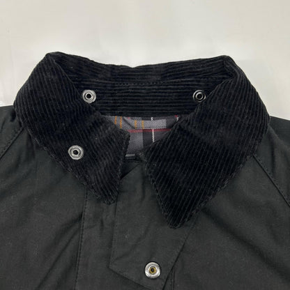 Barbour 24AW Modified Exmoor Wax Coat Black Size 40