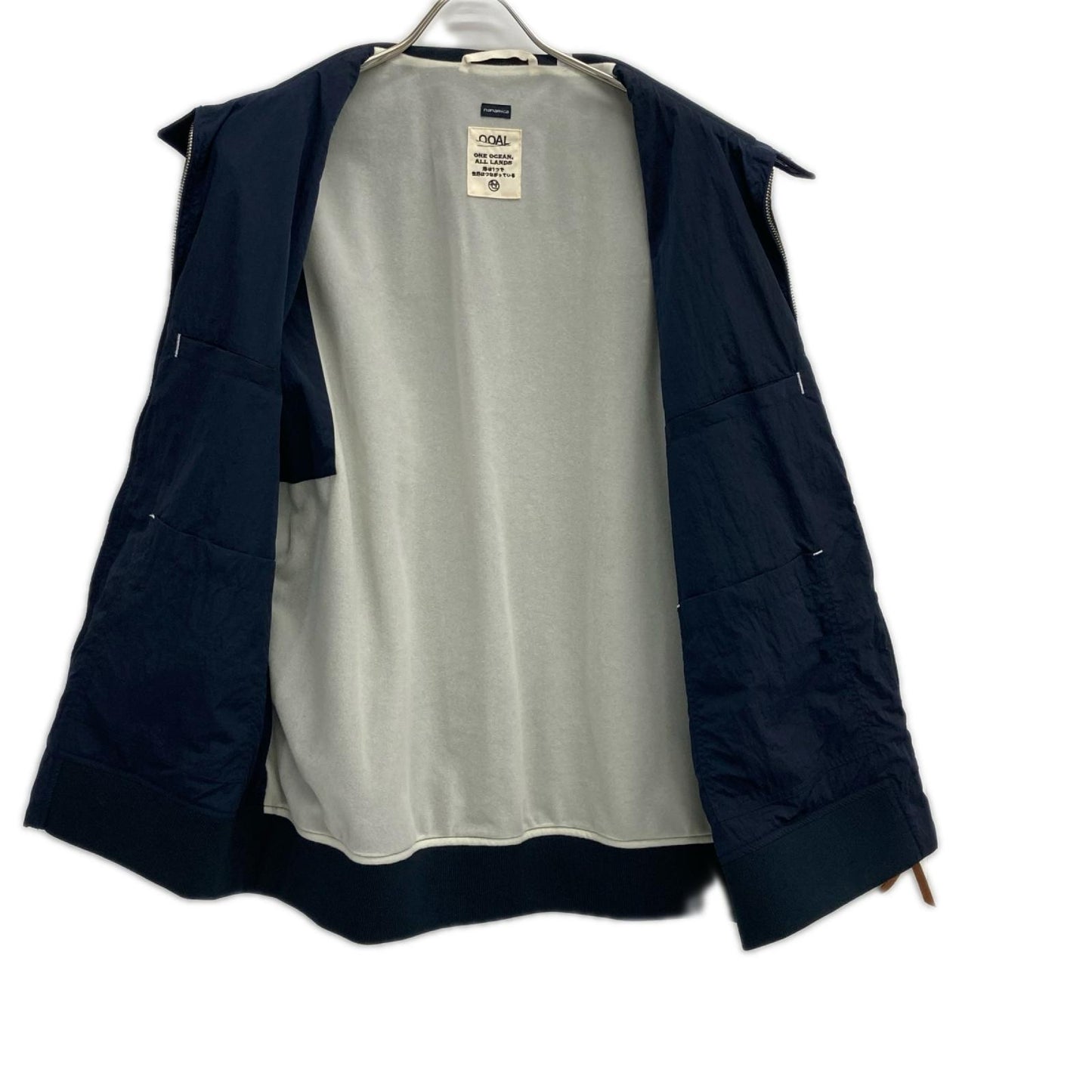 SUAS nanamica SUAS412 Zip Up Wind Vest Navy Size M