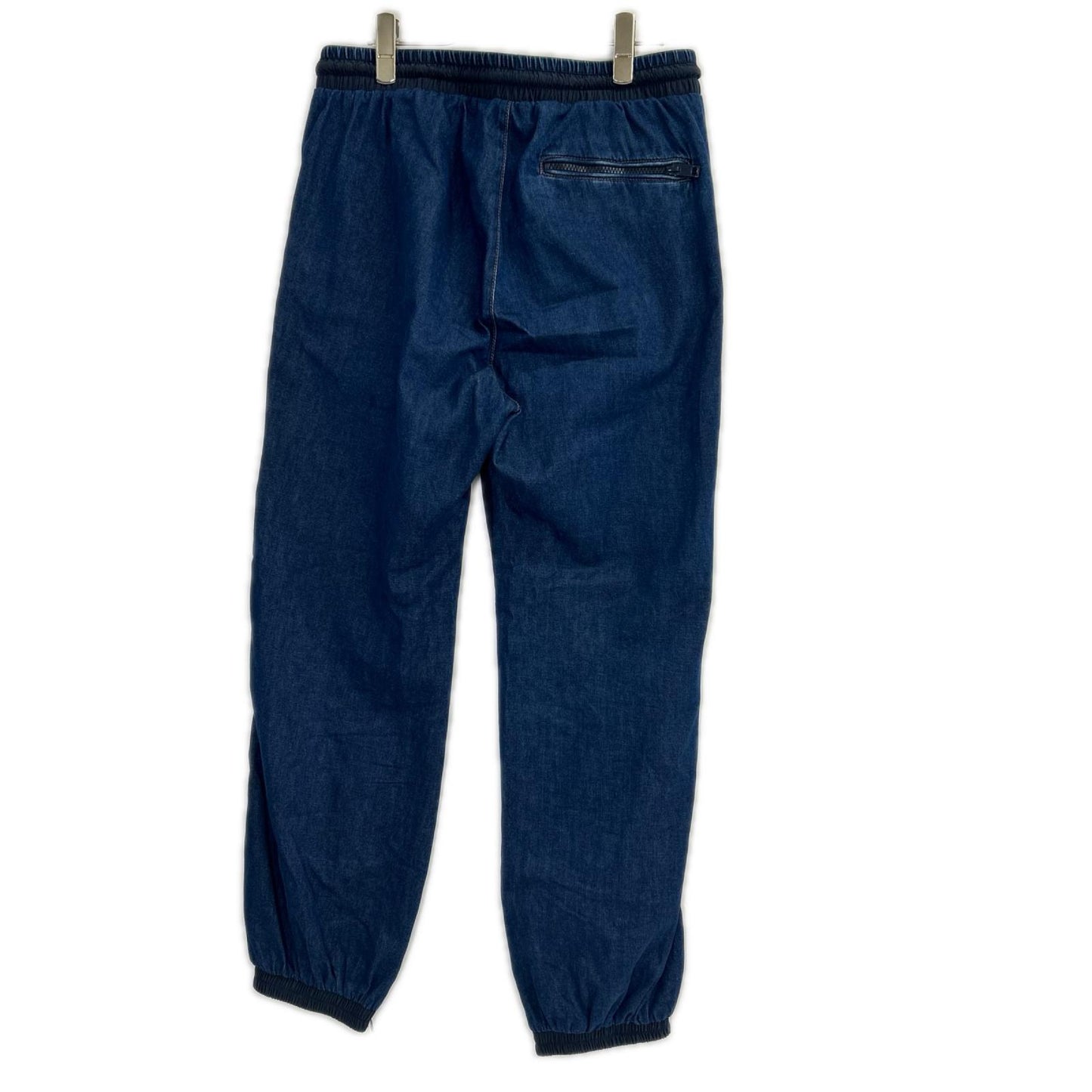 DIESEL Navy P-Bright Logo Patch Track Pants Sweatpants Size 46