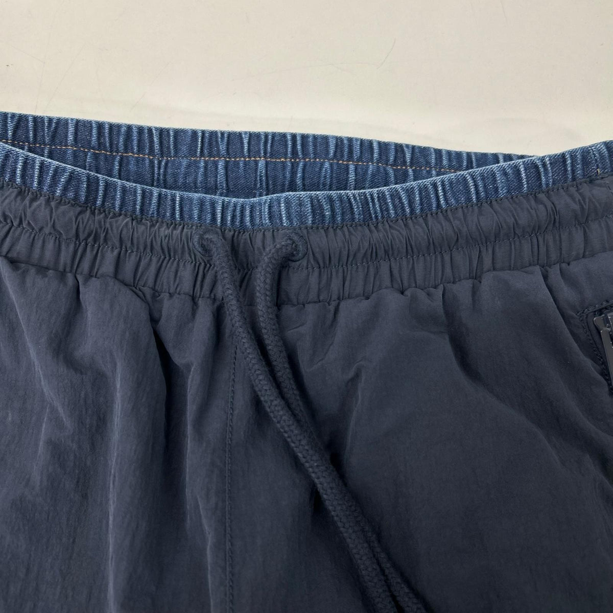 DIESEL Navy P-Bright Logo Patch Track Pants Sweatpants Size 46