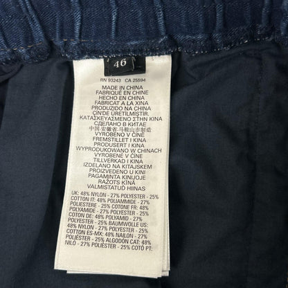 DIESEL Navy P-Bright Logo Patch Track Pants Sweatpants Size 46