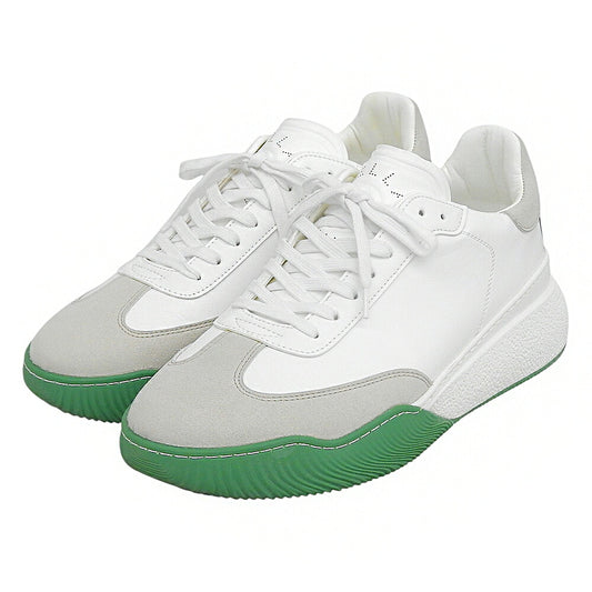 STELLA McCARTNEY LOOP Sneakers White/Green Size EU 44