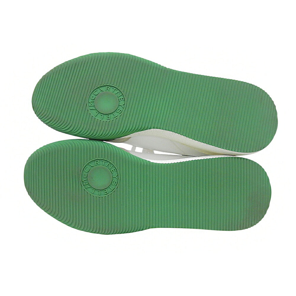 STELLA McCARTNEY LOOP Sneakers White/Green Size EU 44