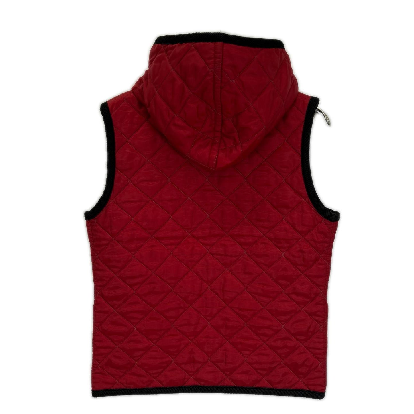 LAVENHAM Stripe Quilted Vest Red/Gray Size 48