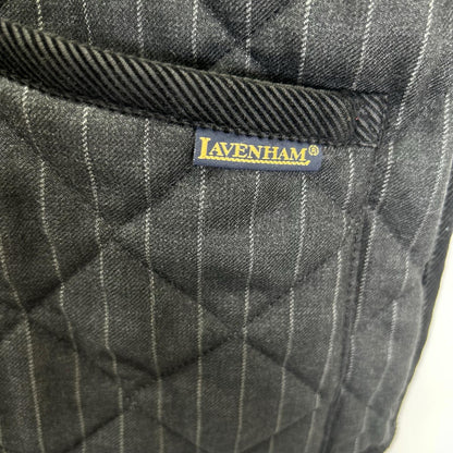 LAVENHAM Stripe Quilted Vest Red/Gray Size 48