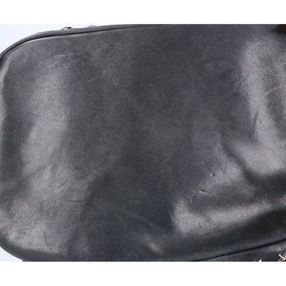 JIMMY CHOO FITZROY Star Stud Leather Backpack Black