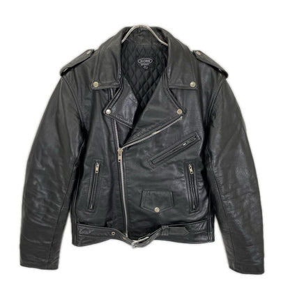 HORN WORKS Black Leather Jacket