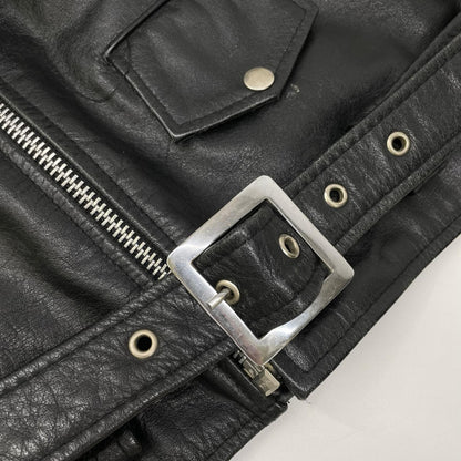 HORN WORKS Black Leather Jacket