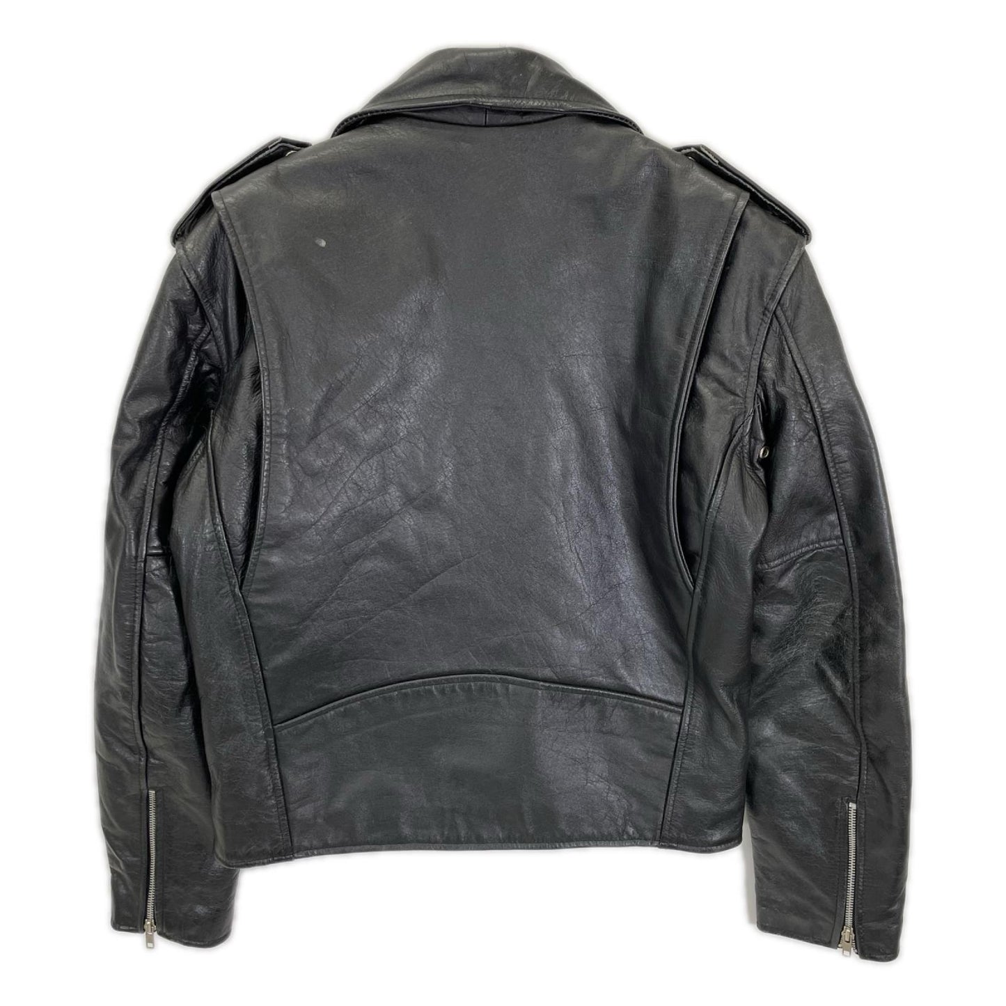 HORN WORKS Black Leather Jacket