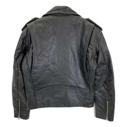 HORN WORKS Black Leather Jacket