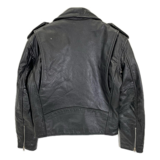 HORN WORKS Black Leather Jacket