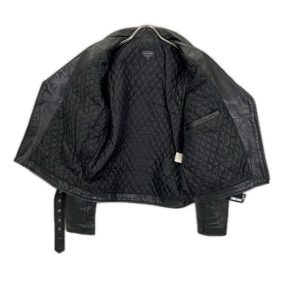 HORN WORKS Black Leather Jacket