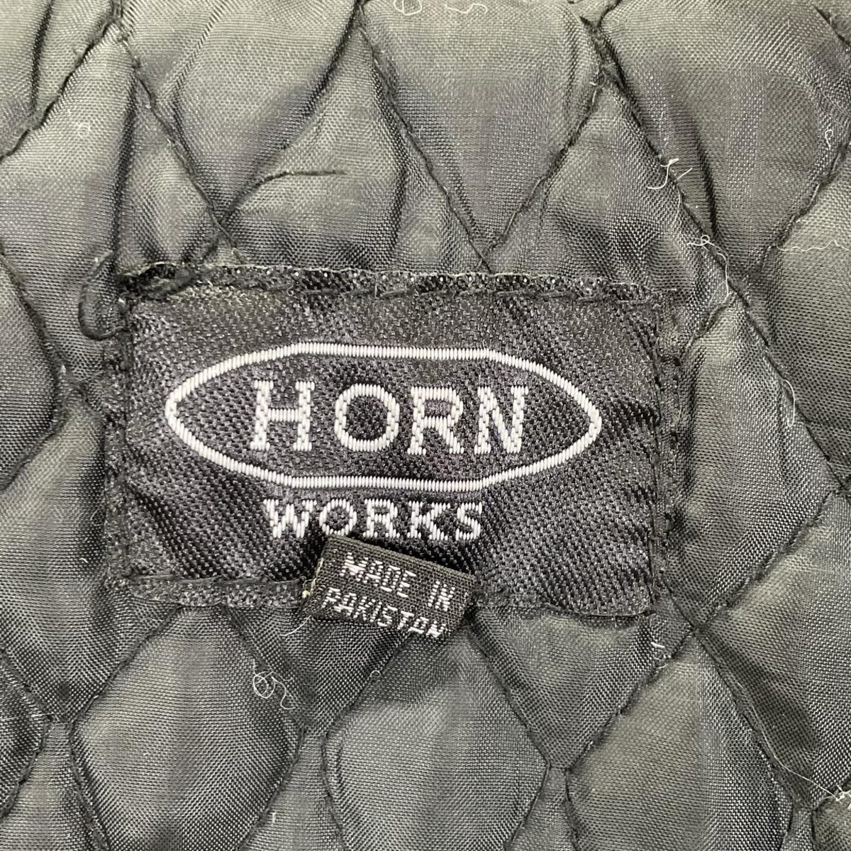 HORN WORKS Black Leather Jacket