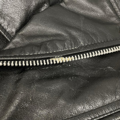 HORN WORKS Black Leather Jacket
