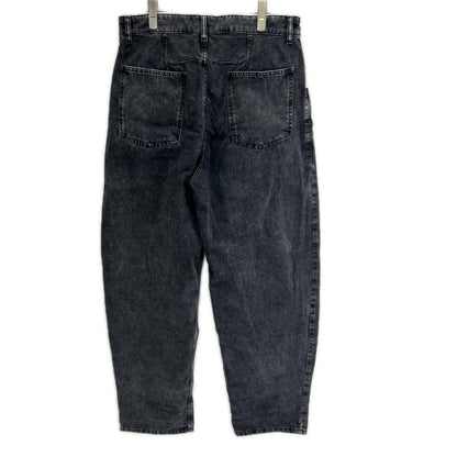 ISABEL MARANT Wide Leg Black Jeans Size 40