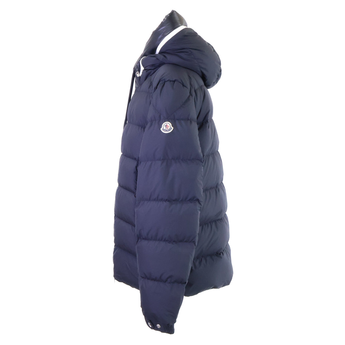 MONCLER Cardere Nylon Hooded Down Jacket Navy Size 6