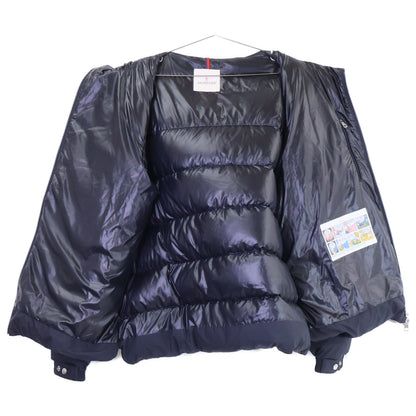 MONCLER Cardere Nylon Hooded Down Jacket Navy Size 6