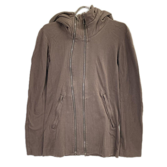 MAJULIUS 09' Brown Cotton Double Zip Hoodie Size 1