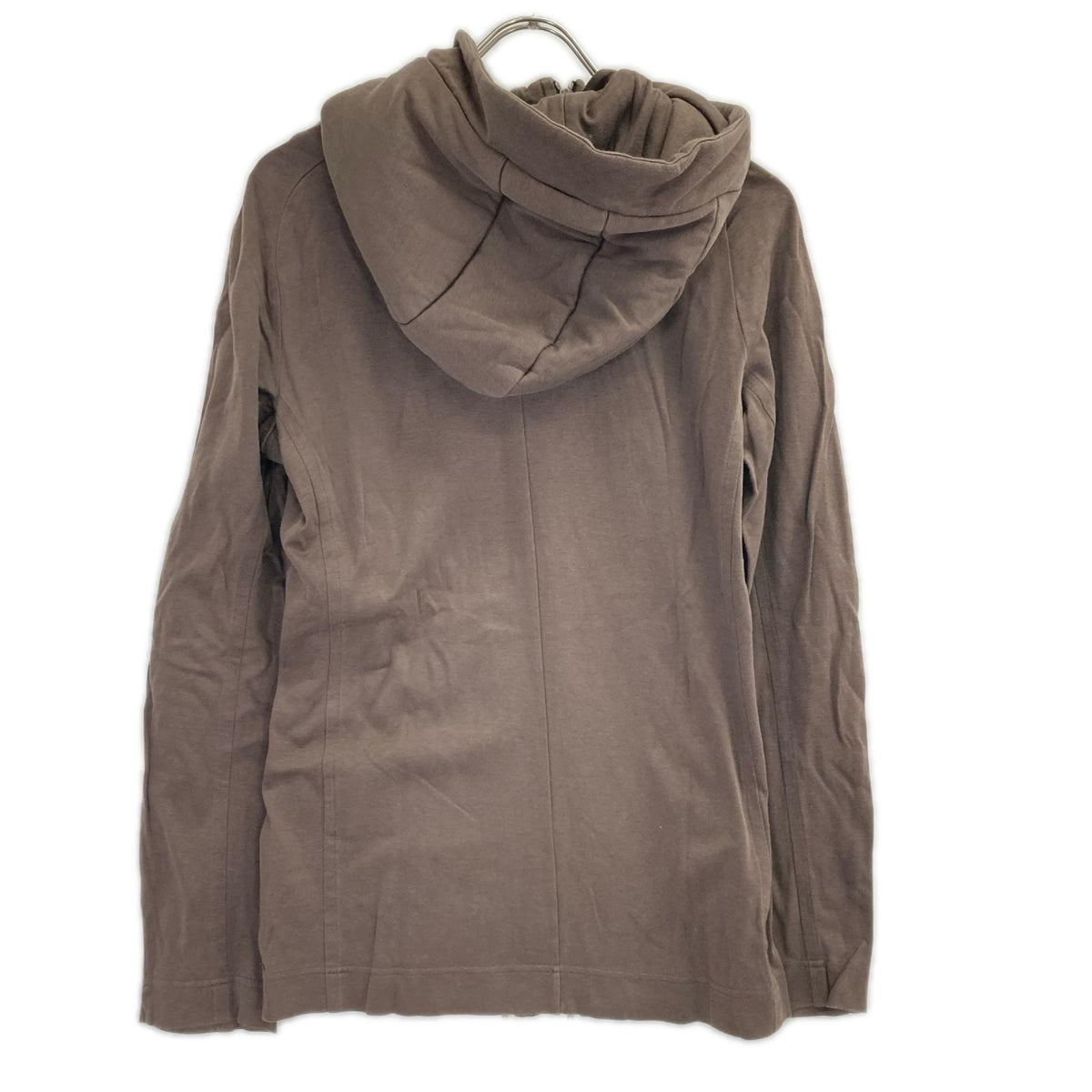 MAJULIUS 09' Brown Cotton Double Zip Hoodie Size 1