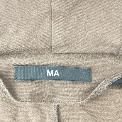 MAJULIUS 09' Brown Cotton Double Zip Hoodie Size 1