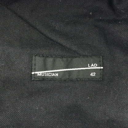 LAD MUSICIAN Black Drape Pants