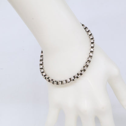 TIFFANY&Co. 925 Silver Venetian Link Bracelet Silver