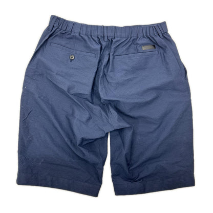 BLACK LABEL CRESTBRIDGE Navy Polyester Shorts Size LL