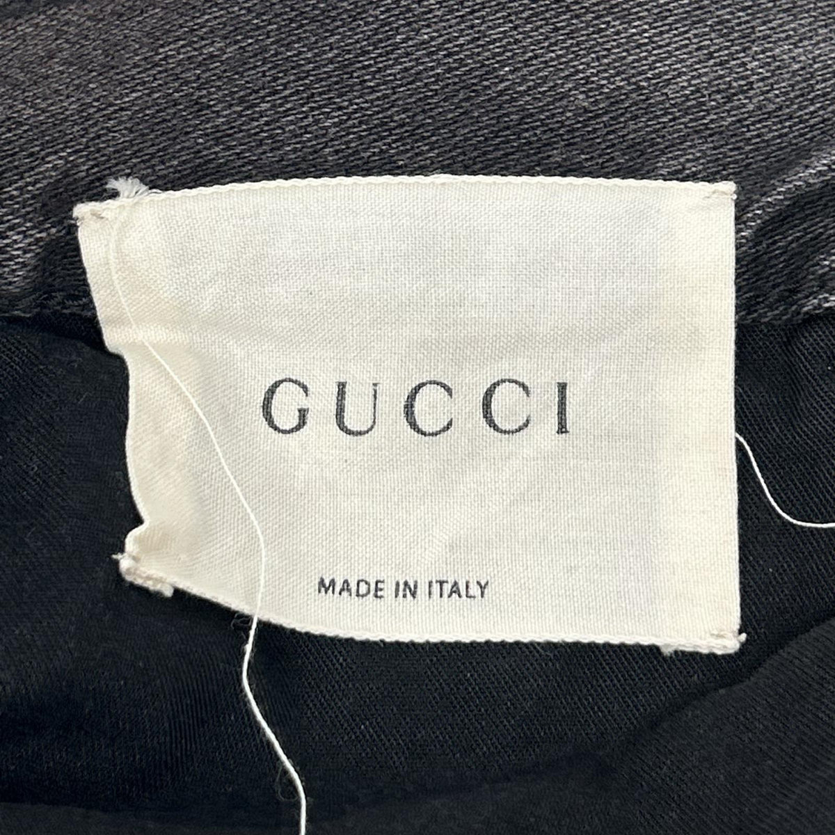 GUCCI Bleached Gray Denim Jeans Cotton Size 32