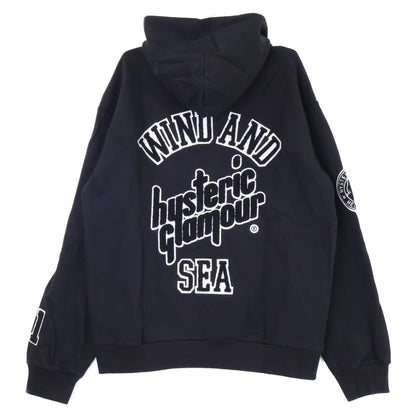 WIND AND SEA x HYSTERIC GLAMOUR Varsity Hoodie Size XL