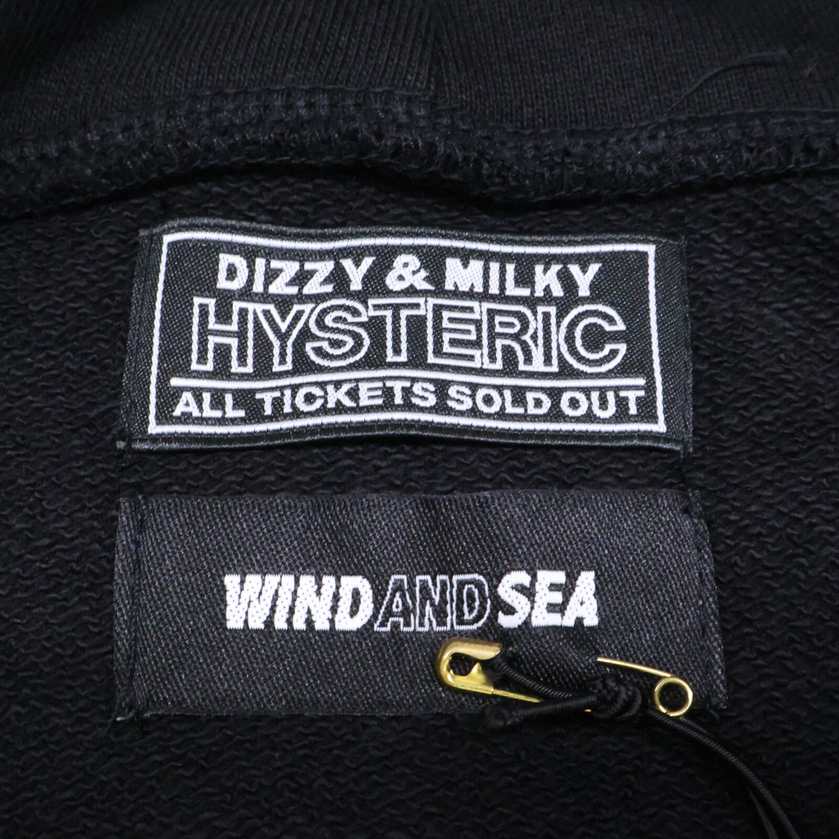 WIND AND SEA x HYSTERIC GLAMOUR Varsity Hoodie Size XL