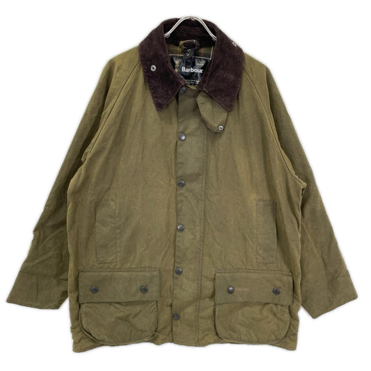 Barbour Classicbeaufort Oil Jacket Khaki Cotton