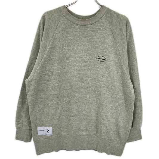 DESCENDANT Polyester Crew Neck Sweatshirt Green Size 2
