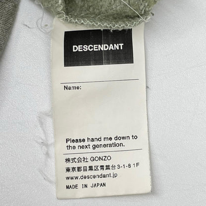 DESCENDANT Polyester Crew Neck Sweatshirt Green Size 2