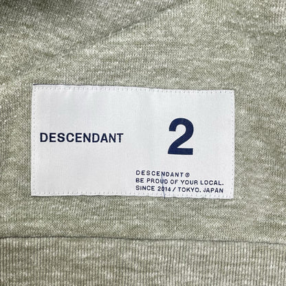 DESCENDANT Polyester Crew Neck Sweatshirt Green Size 2