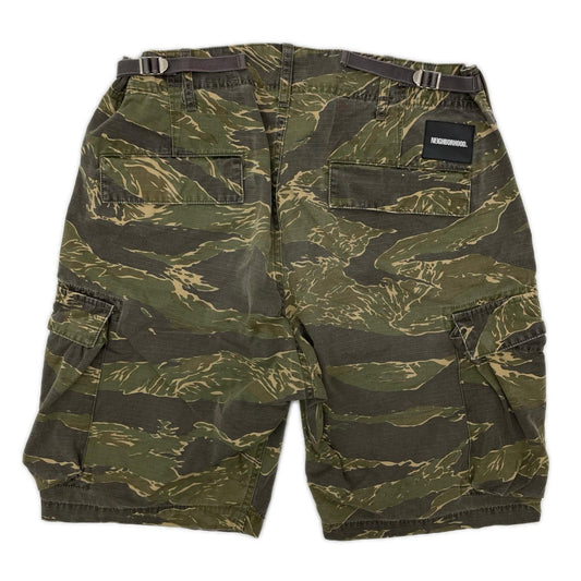 NEIGHBORHOOD 201SPNH-PTM06 Camo Cotton Shorts Size M