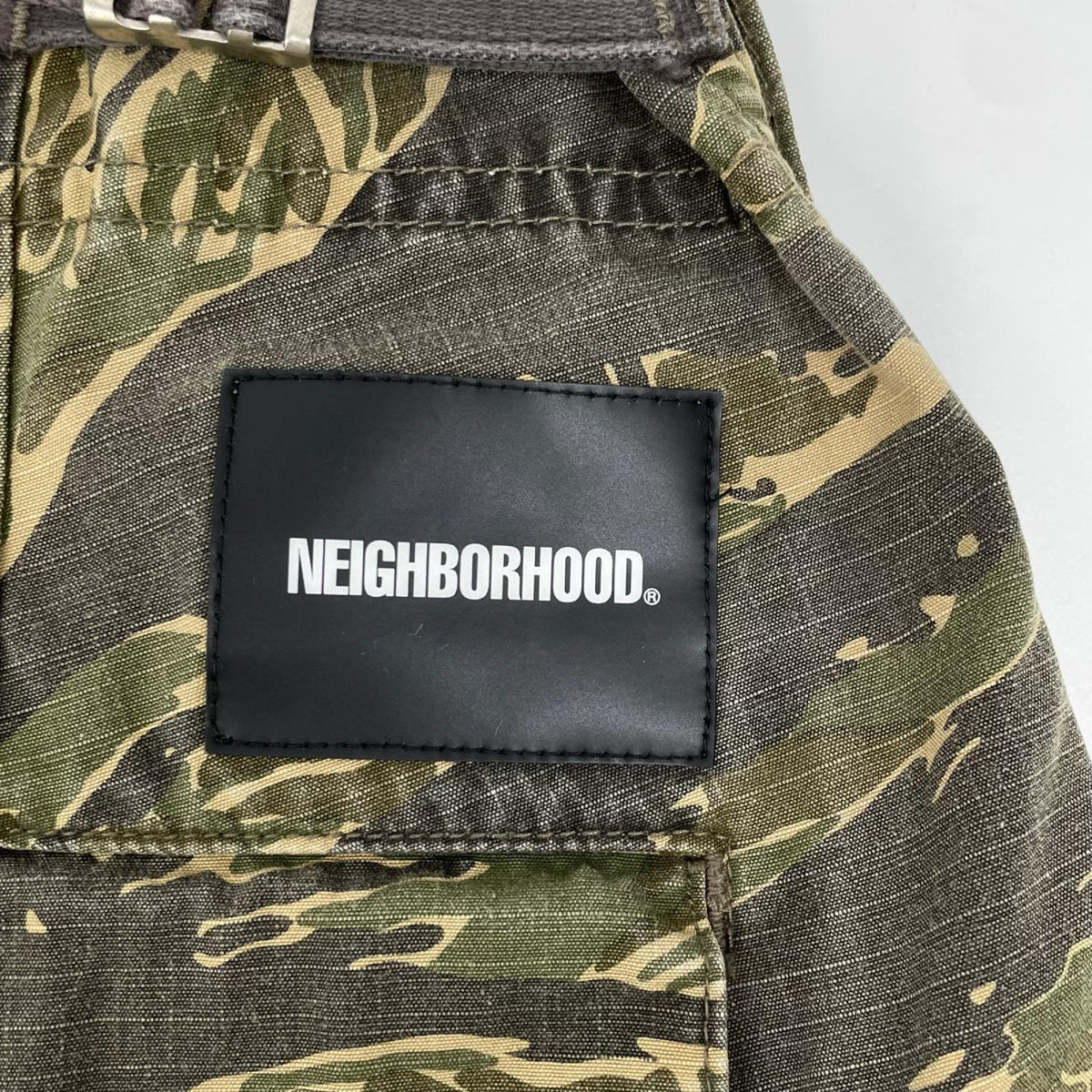 NEIGHBORHOOD 201SPNH-PTM06 Camo Cotton Shorts Size M