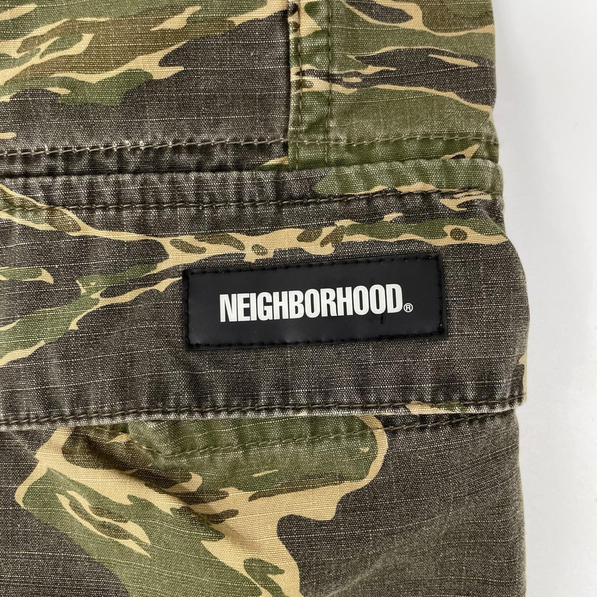 NEIGHBORHOOD 201SPNH-PTM06 Camo Cotton Shorts Size M