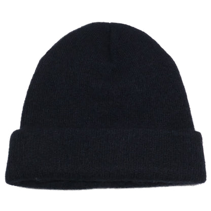 Supreme Logo Mohair Beanie Black