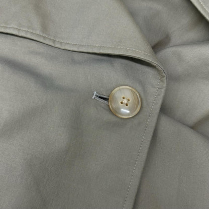MARKAWARE Khaki Oversized Cotton Trench Coat Size 1