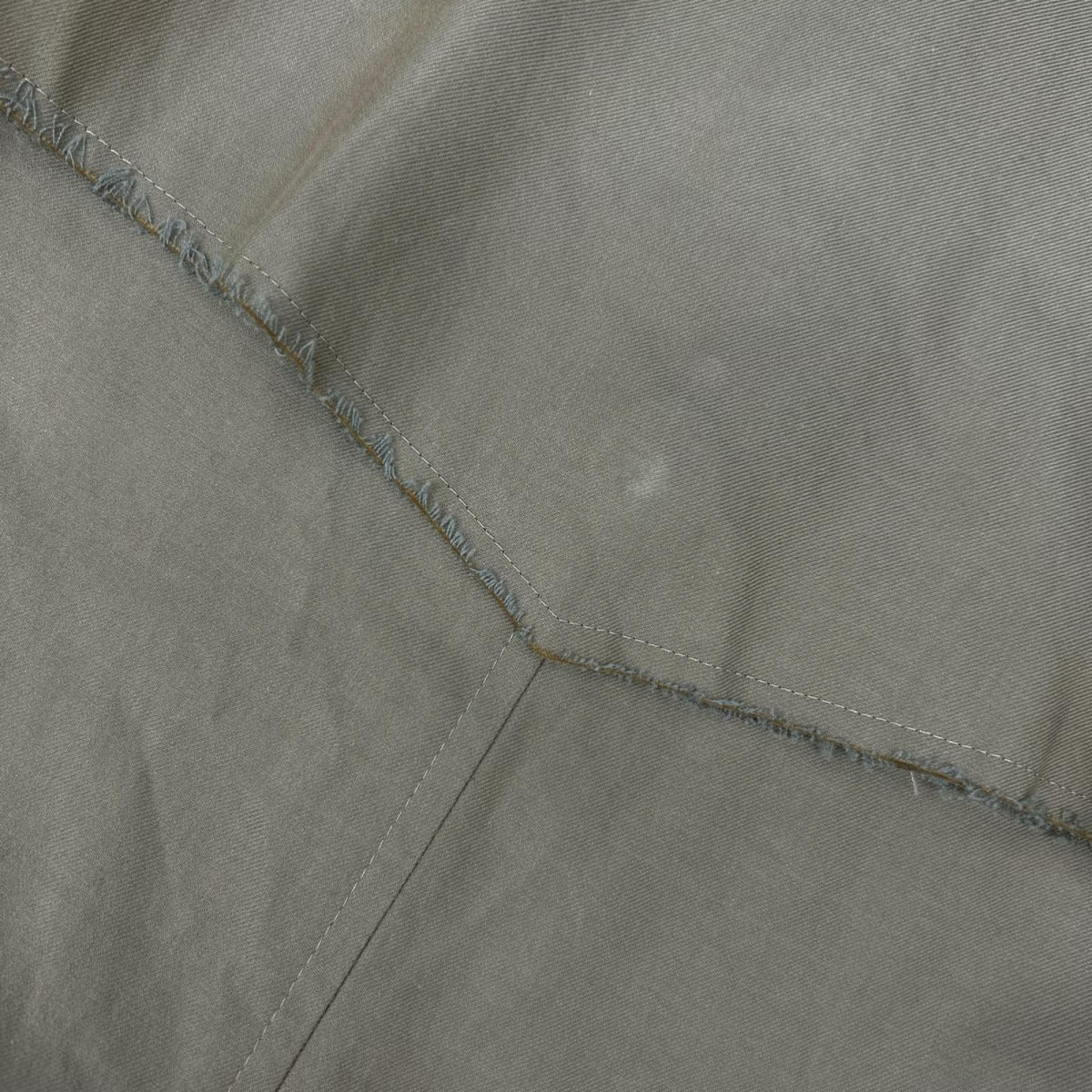 MARKAWARE Khaki Oversized Cotton Trench Coat Size 1