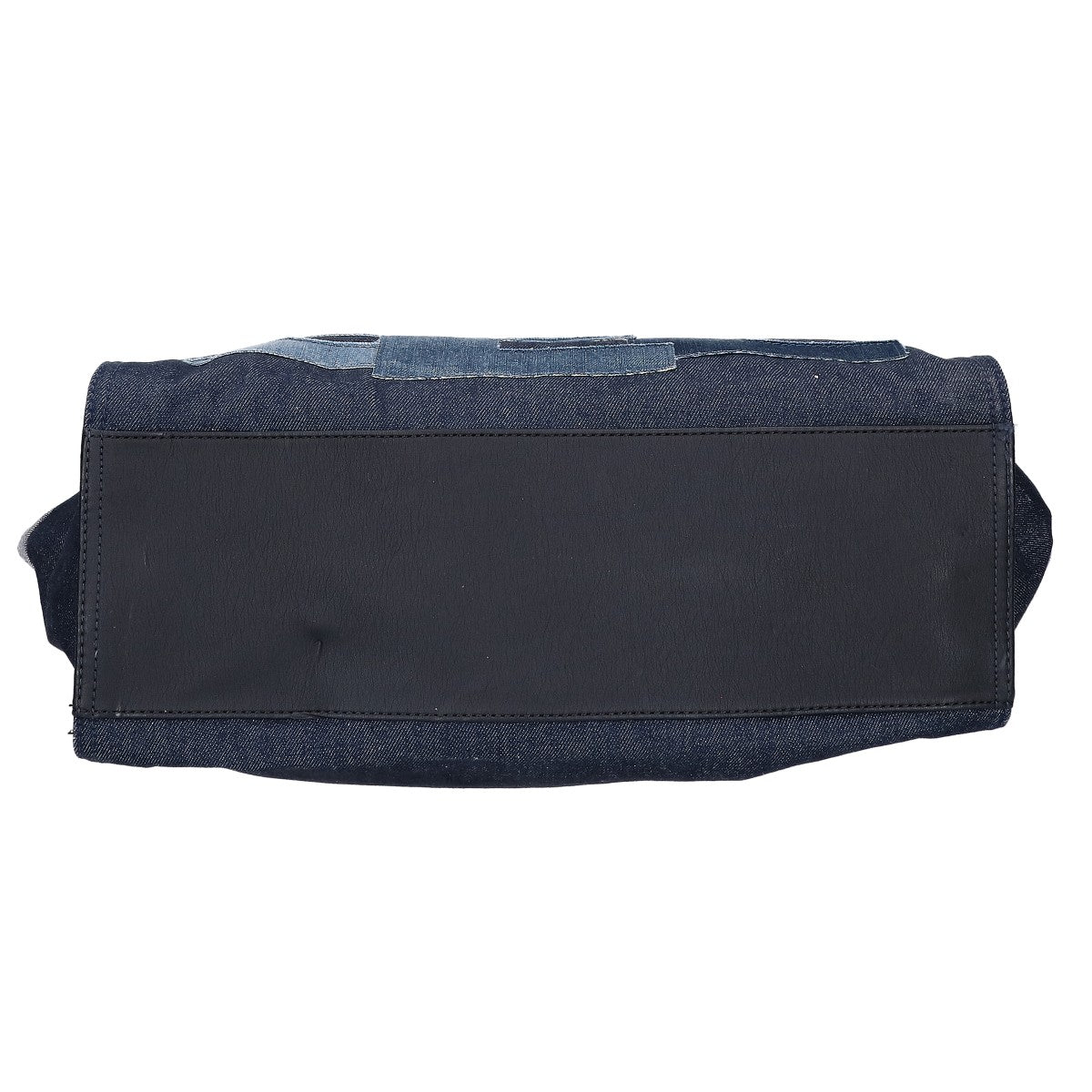 DIESEL Logo Patch Denim Tote Bag