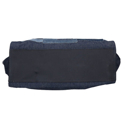 DIESEL Logo Patch Denim Tote Bag