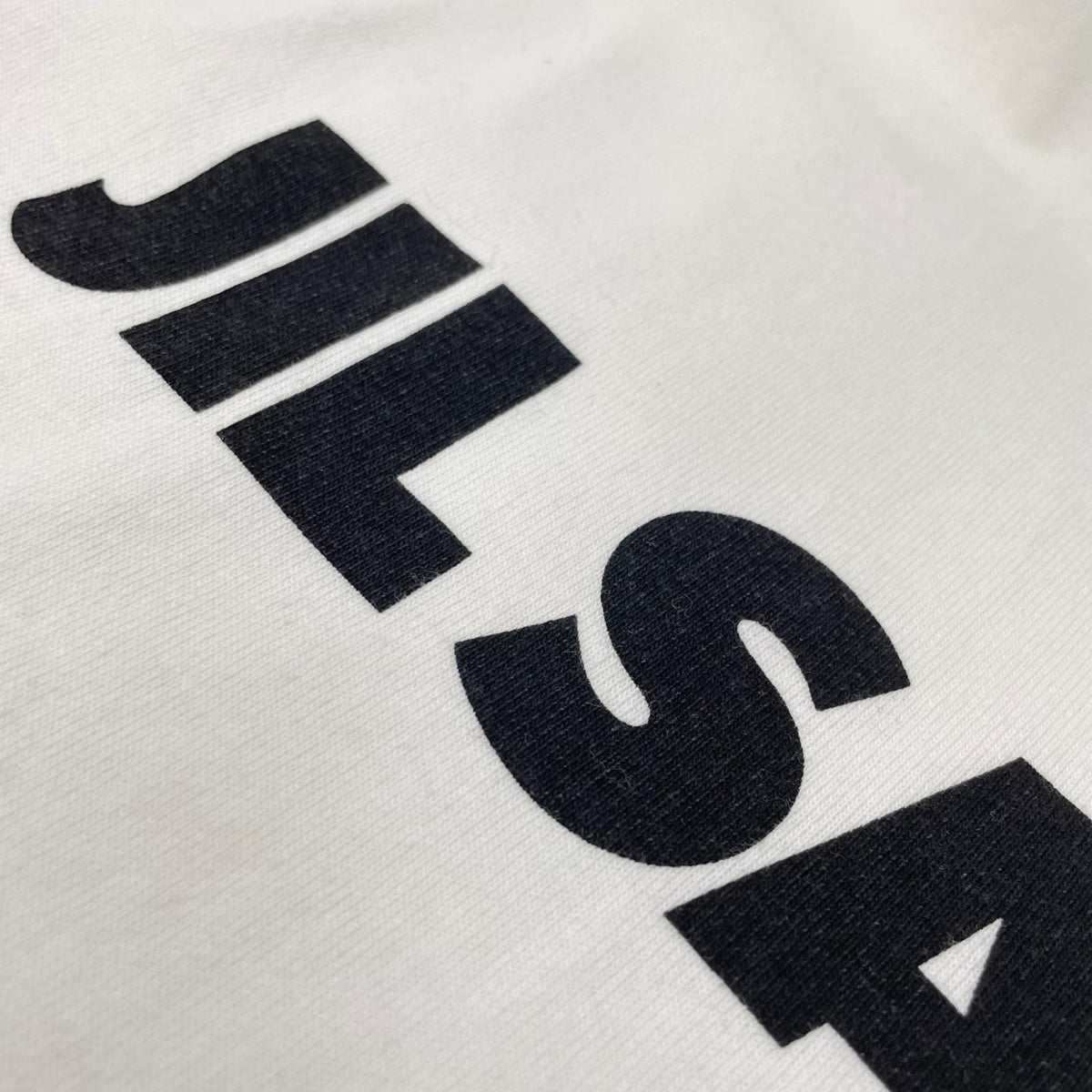 JILSANDER White Logo Cotton T-Shirt