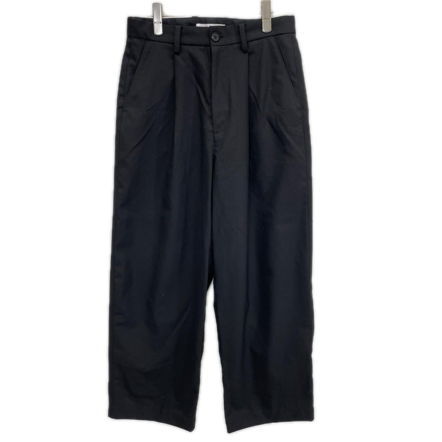Cornier Wool Buffalo Button Trousers Black Size S