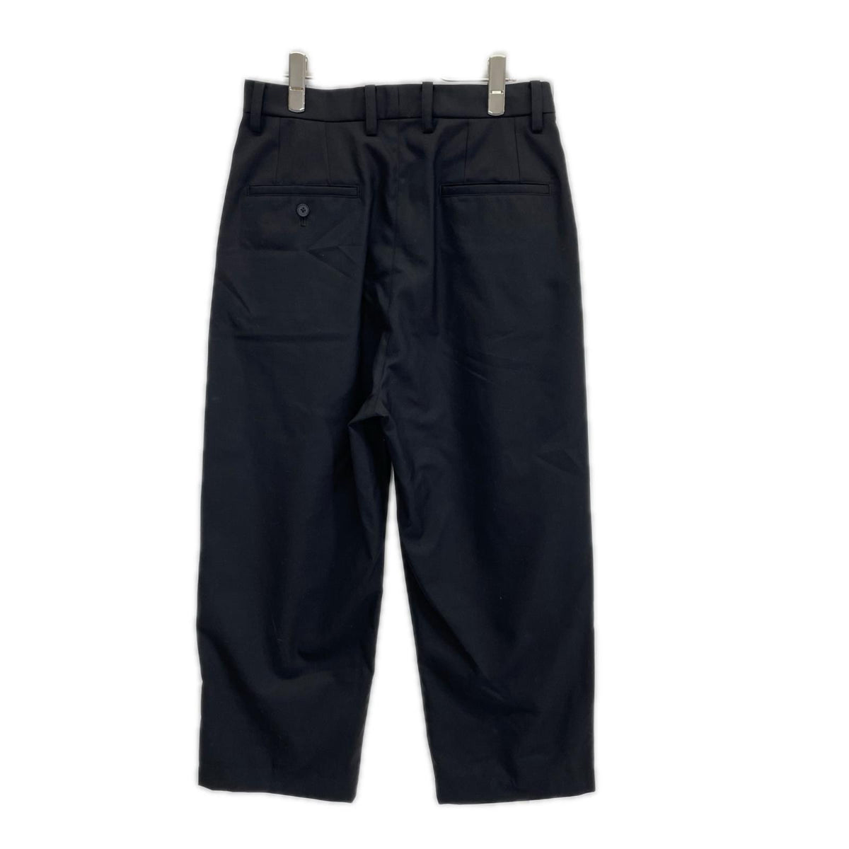 Cornier Wool Buffalo Button Trousers Black Size S